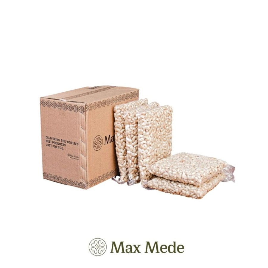 

Max Mede - Paket Grosir 5KG Kacang Mede/Mete Patahan Belah 4 / LWP Mete Kupas Cashew Premium