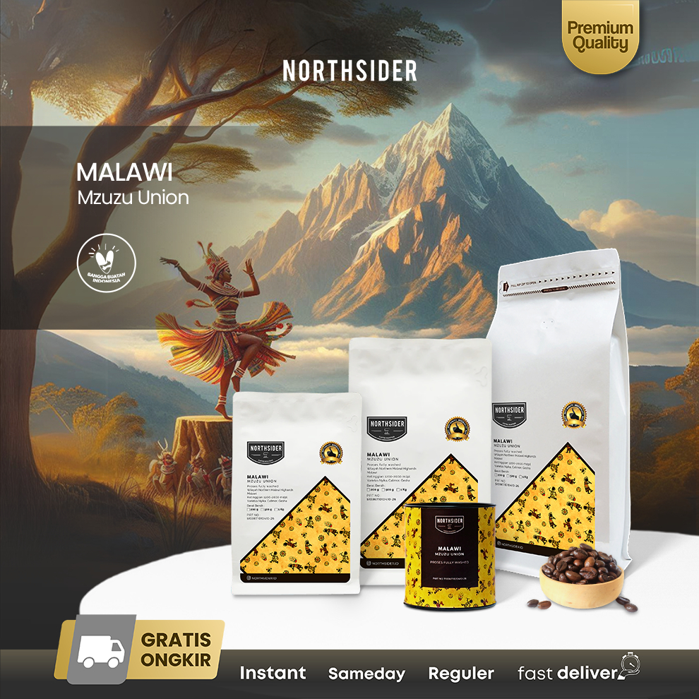 

Northsider Kopi Arabika Malawi Mzuzu Union Coffee fully-washed