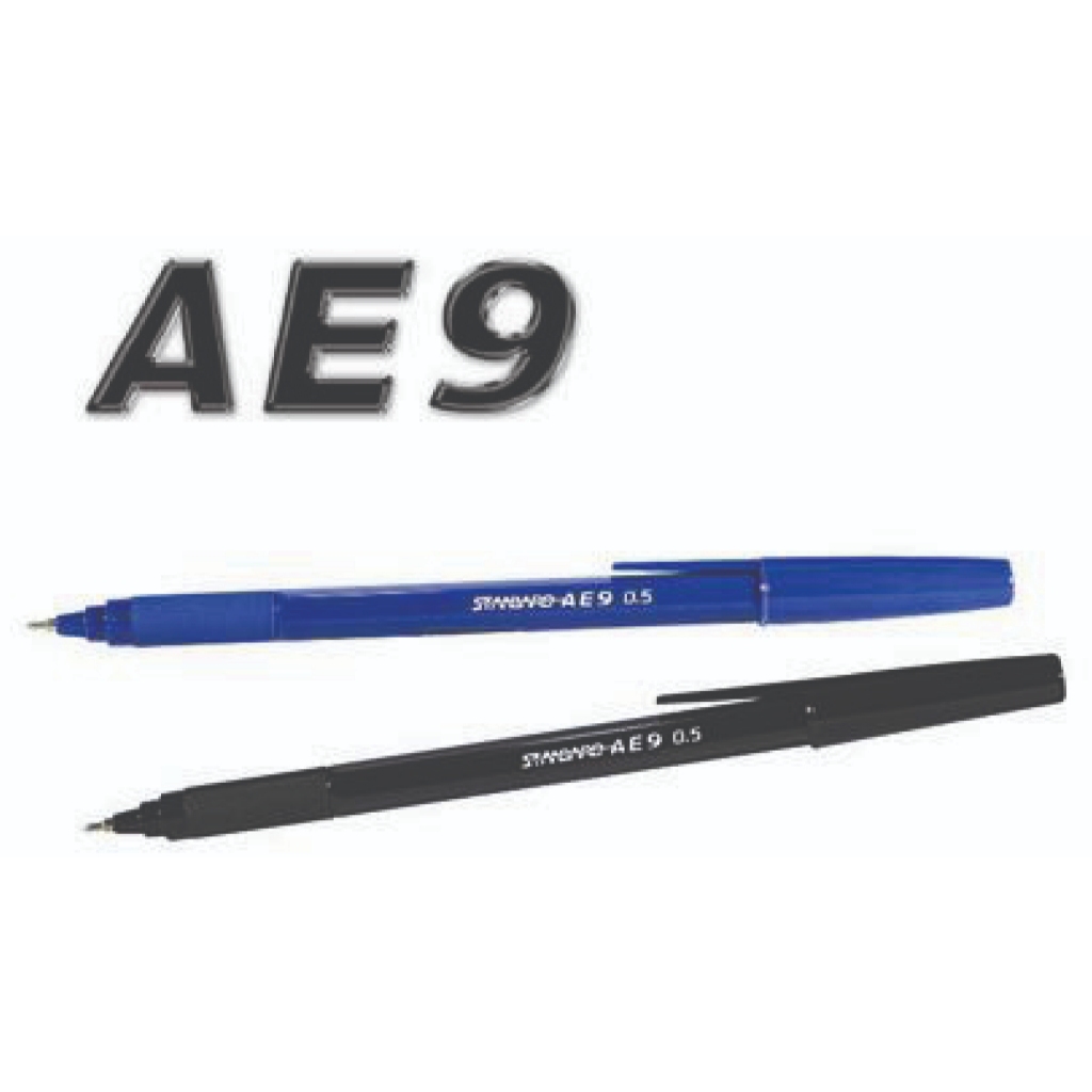 

PULPEN STANDARD AE9 Hitam 1 Lusin