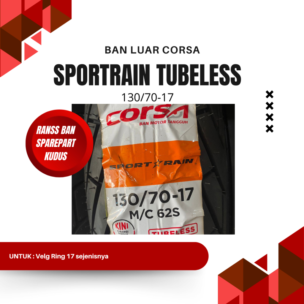 BAN LUAR CORSA SPORTRAIN 130/70-17