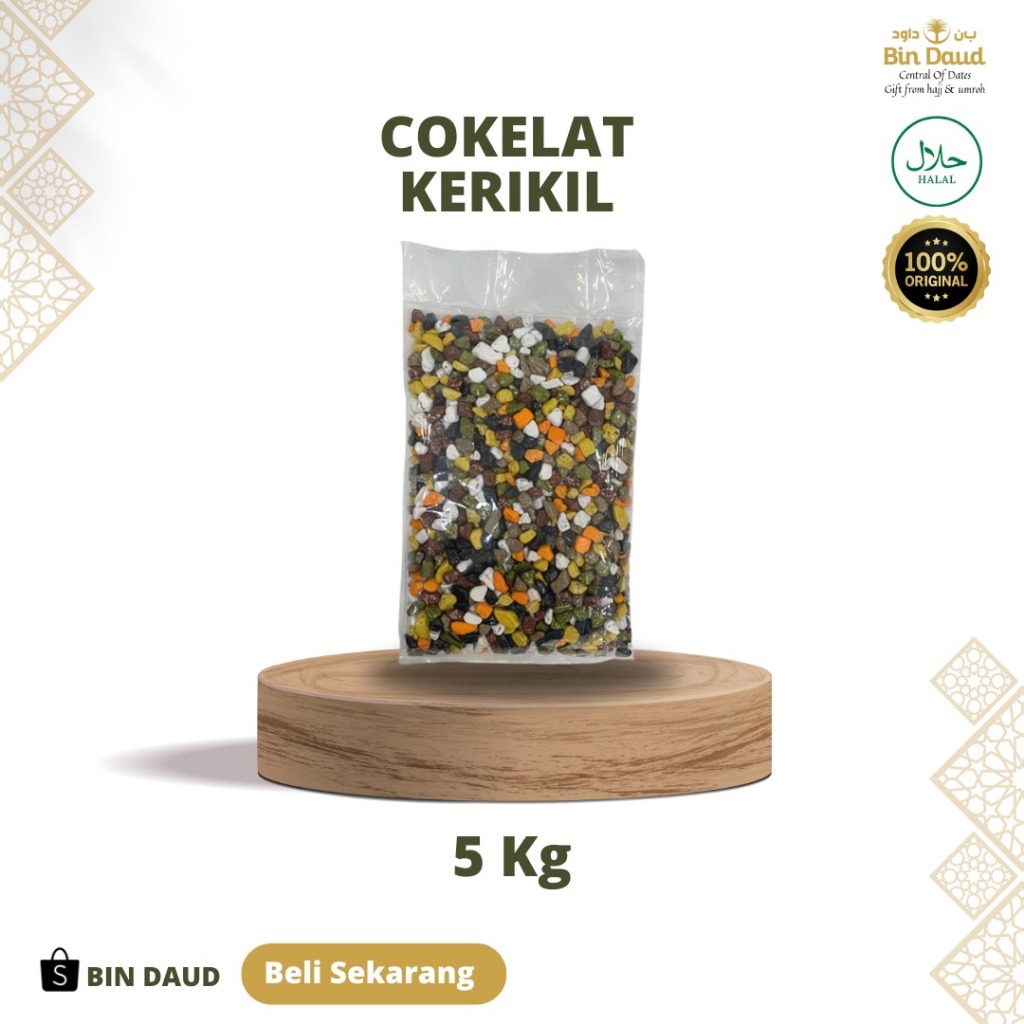 

Coklat Kerikil 5 Kg | Coklat Batu | Coklat Arab | Coklat Krikil Original 5 KG