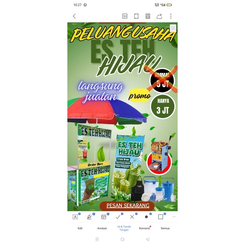 

Kemitraan es teh hijau thailand