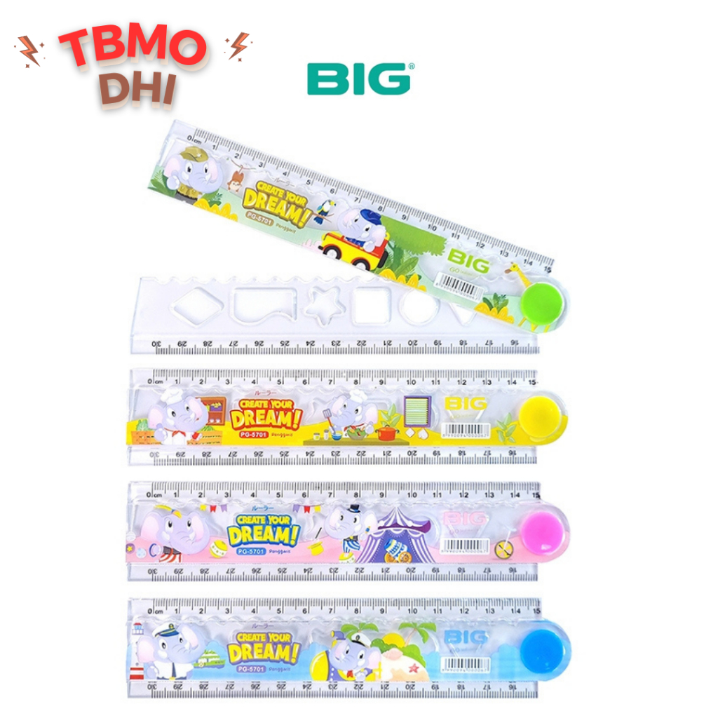 

TBMO BIG Penggaris Lipat/ Penggaris Transparan / Foldable Ruler/ Penggaris Tidak Mudah Patah Bum-E Series 30 CM PG-5701