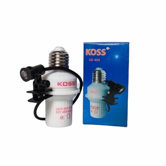 Fitting Lampu Sensor E27 KOSS / Fiting Sensor Cahaya