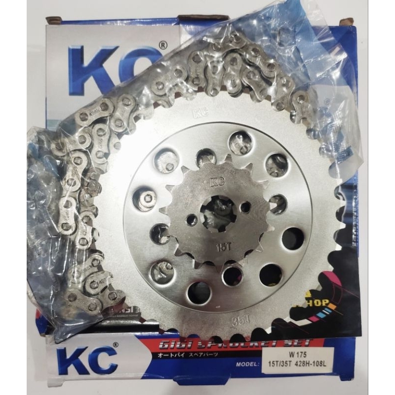 W 175 GEAR SET W 175 ,GEAR PAKET KAWASAKI W 175
