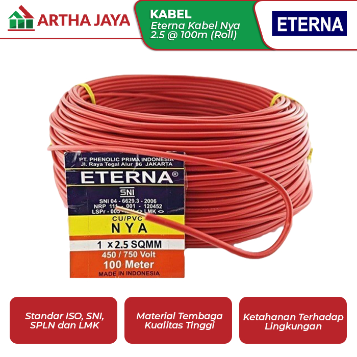 ETERNA Kabel NYA 2.5 / Kabel Listrik NYA 2,5 mm