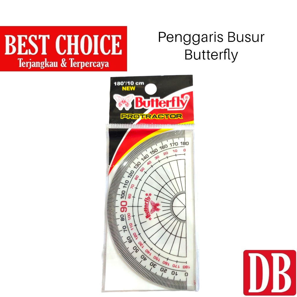 

Penggaris Busur Derajat / Protractor Butterfly (1pcs)