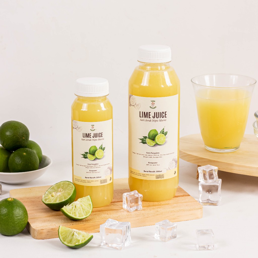 

Tani Organic Sari Jeruk Nipis – Air Jeruk Nipis – Pure Lime Juice Murni Tani Organic