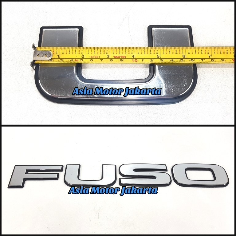 Mark - Emblem FUSO Chrome Besar - Truck Mitsubishi Fuso Supergreat