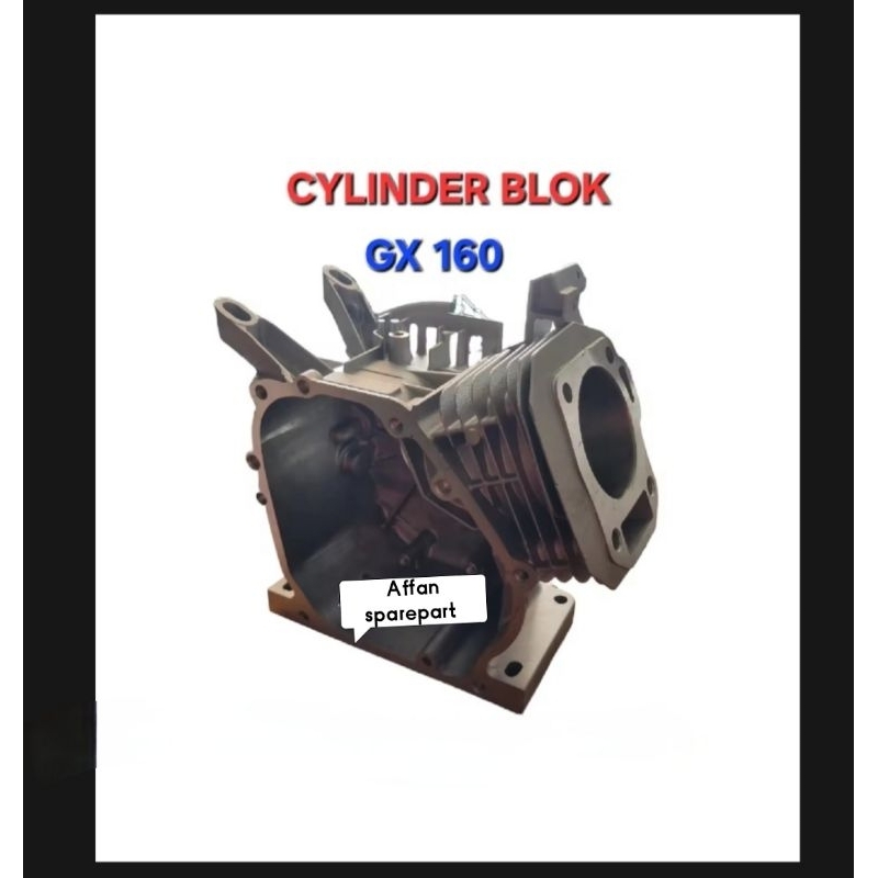 GX 160 CYLINDER BLOCK MESIN BENSIN 5.5 HP BLOK MESIN GX 160