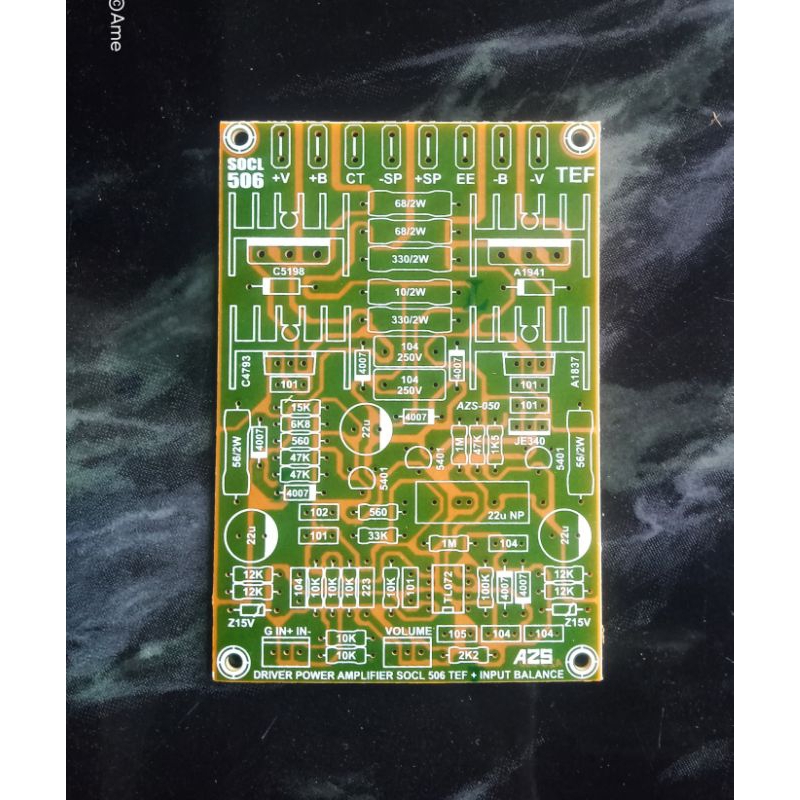 PCB Power Amplifier SOCL 506 TEF Input Balance