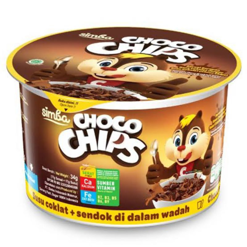 

Simba Choco Chips 34gr