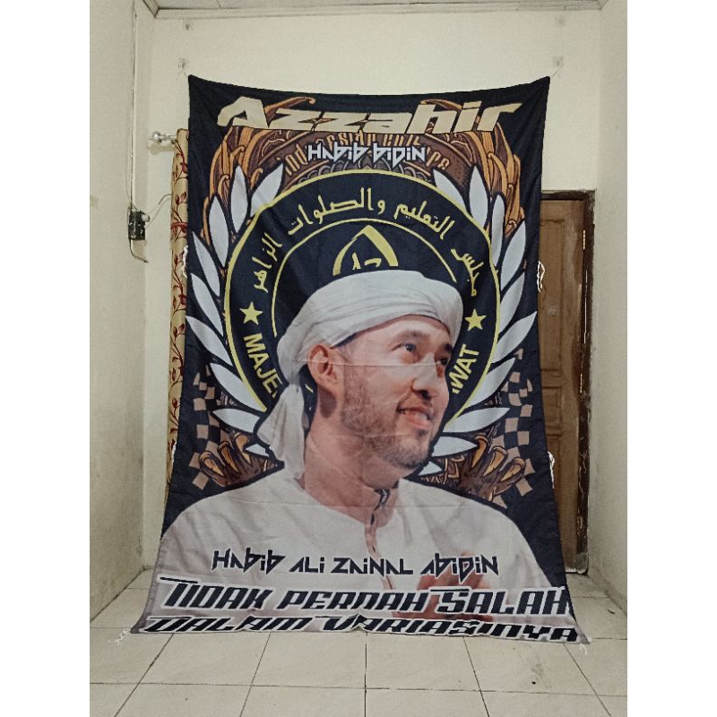 BENDERA AZ ZAHIR MANIA MURAH FULL PRINTING