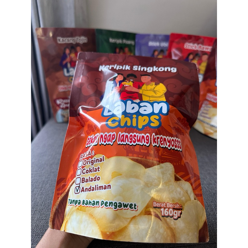 

Keripik singkong (Laban Chips)