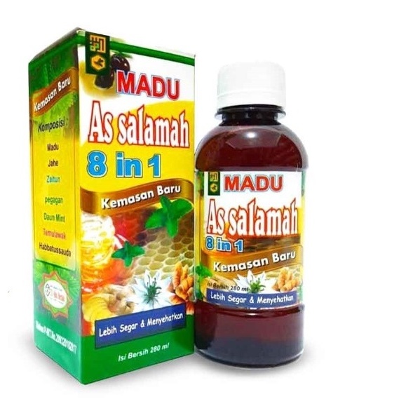 

Madu As Salamah 8 in 1 Stamina Madu Batuk Flu Demam 280 gr ORIGINAL / Madu Assalamah