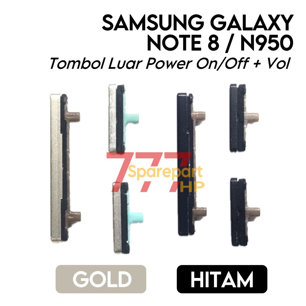 1 Set Tombol Luar Power On Off Volume Samsung Galaxy Note 8 / N950 / SM-N950F / SM-N950U / SM-N9500 