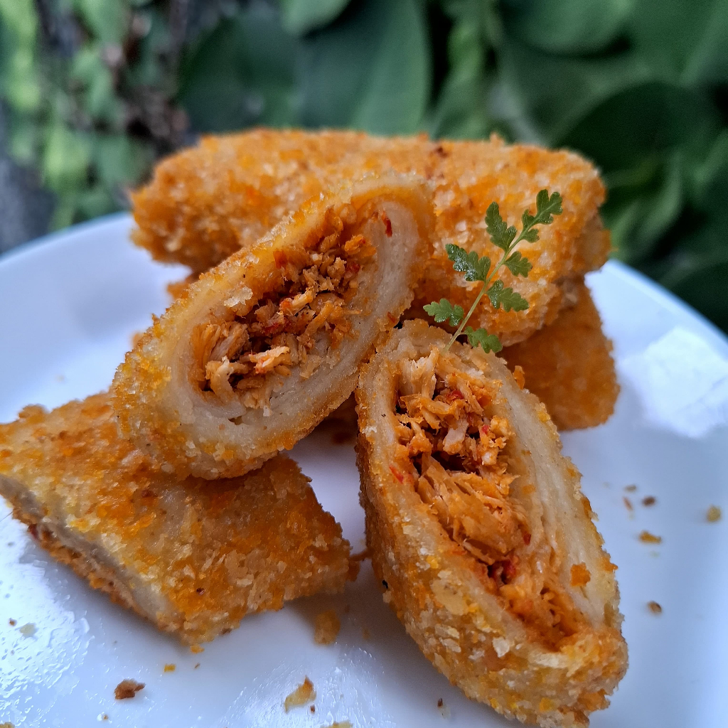 

Risolles Ayam Suwir Pedas Isi 6 Frozen Premium Quality