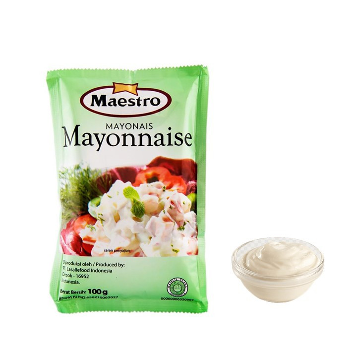 

Maestro Mayonnaise Sachet 100 Gram