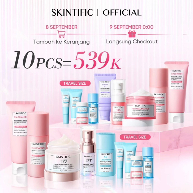 SKINTIFIC-6pcs Paket-Skincare Set