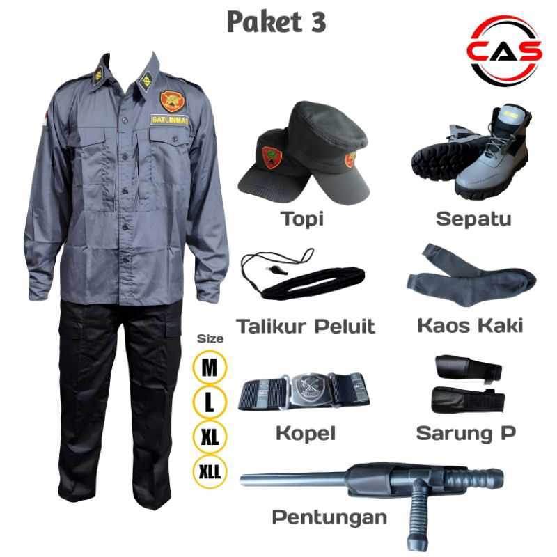 SERAGAM LINMAS/PERLENGKAPAN LINMAS TACTICAL TERBARU