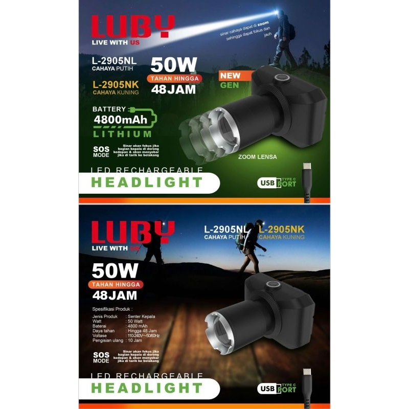 senter kepala luby L 2905