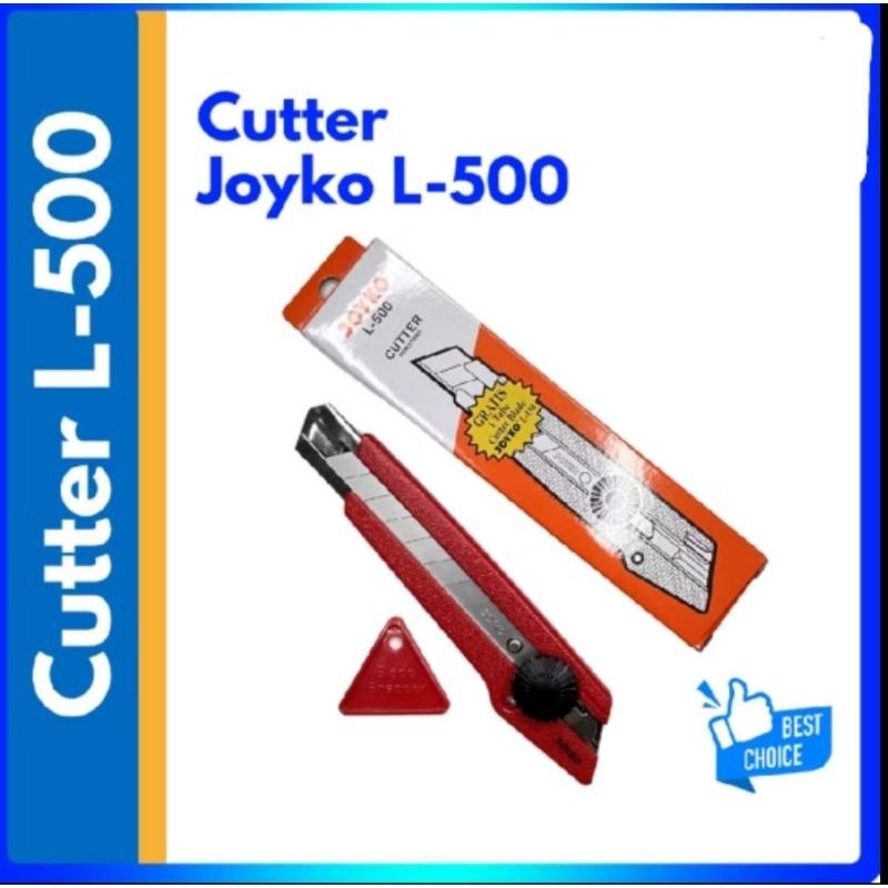 

Cutter Joyko Pemotong Joyko L-500 / Isi Cutter Per Pack ( isi 10 pcs)