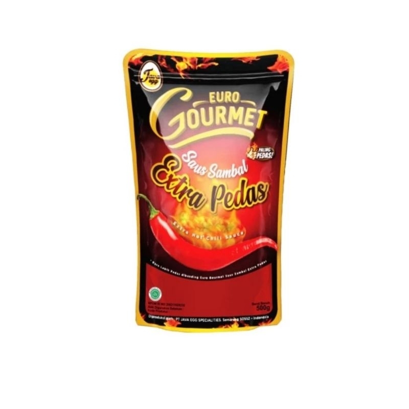 

500gr Euro Gourmet Saos Extra Pedas Sambal