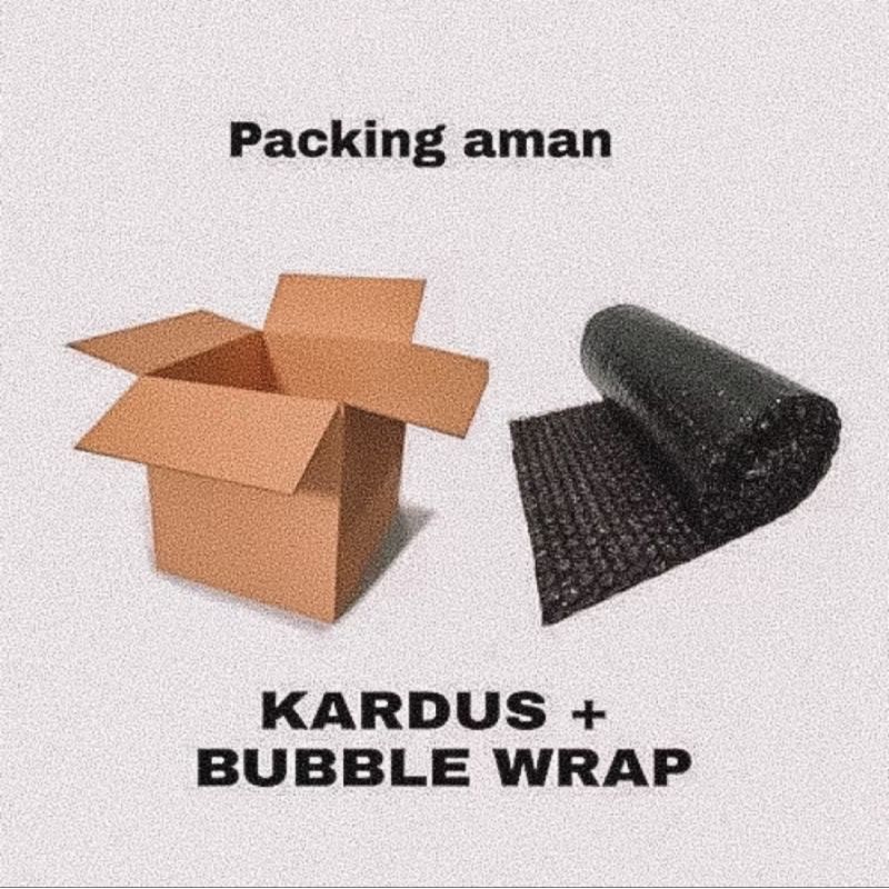 

Paking Dus dan Buble Wrap extra aman