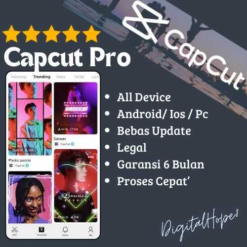 CAPCUT PRO 1 TAHUN