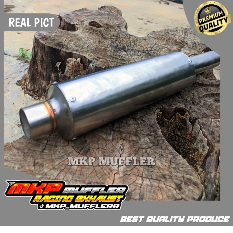 TABUNG ISIAN KNALPOT ALL MATIC NON CORTAM INLET 38MM-OUTLET 38MM