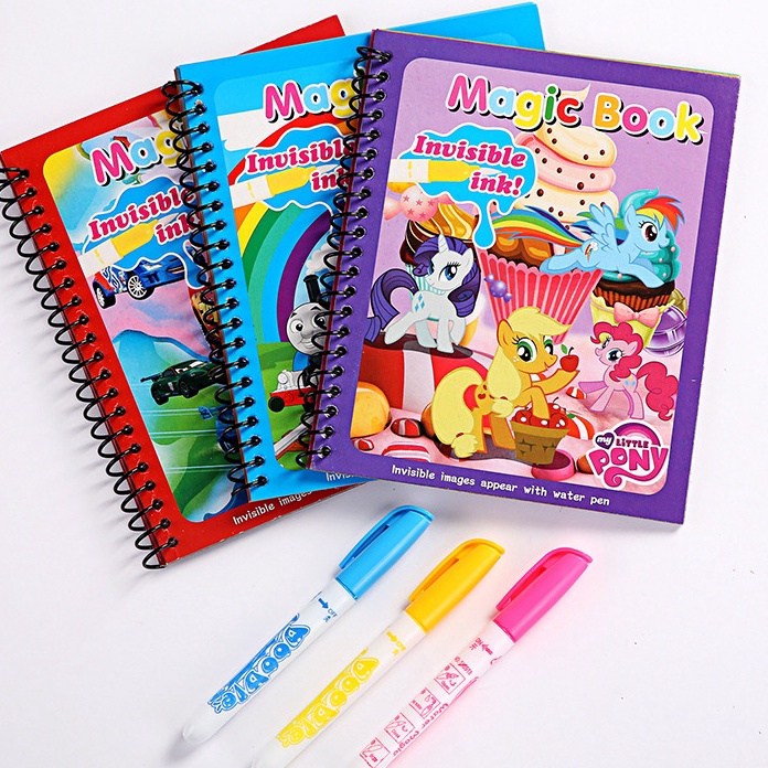 

PROMO SPESIAL Magic Book Water Buku Mewarnai Tanpa Cat Buku Warna Ajaib AnakAnak Gambar Kartun Buku Edukasi Magic Coloring Book