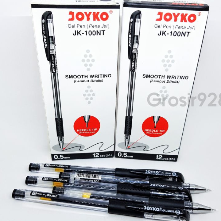 

TREND PRODUCT Per 12 Gel Pen Pulpen Gel Pena Jel Hitam JK1NT JK1NT
