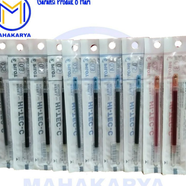 

DISKON SPESIAL Refill Isi Pulpen HiTec PILOT 25345 1Pcs Isi Pulpen HiTech C