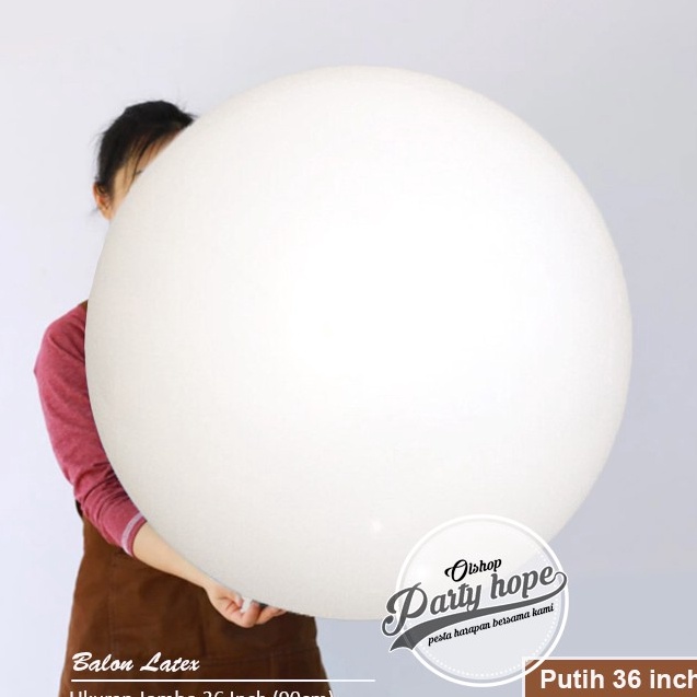 SPESIAL AWAL TAHUN balon latex macaron PUTIH jumbo  pastel dekorasi macaron 36 inch  balon pastel ju