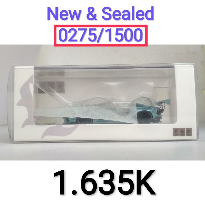 Diecast Mini Scale 64 Collection PGM Lamborghini LP 700 4 LBWK Liberty Walk LB Performance Ice Blue 