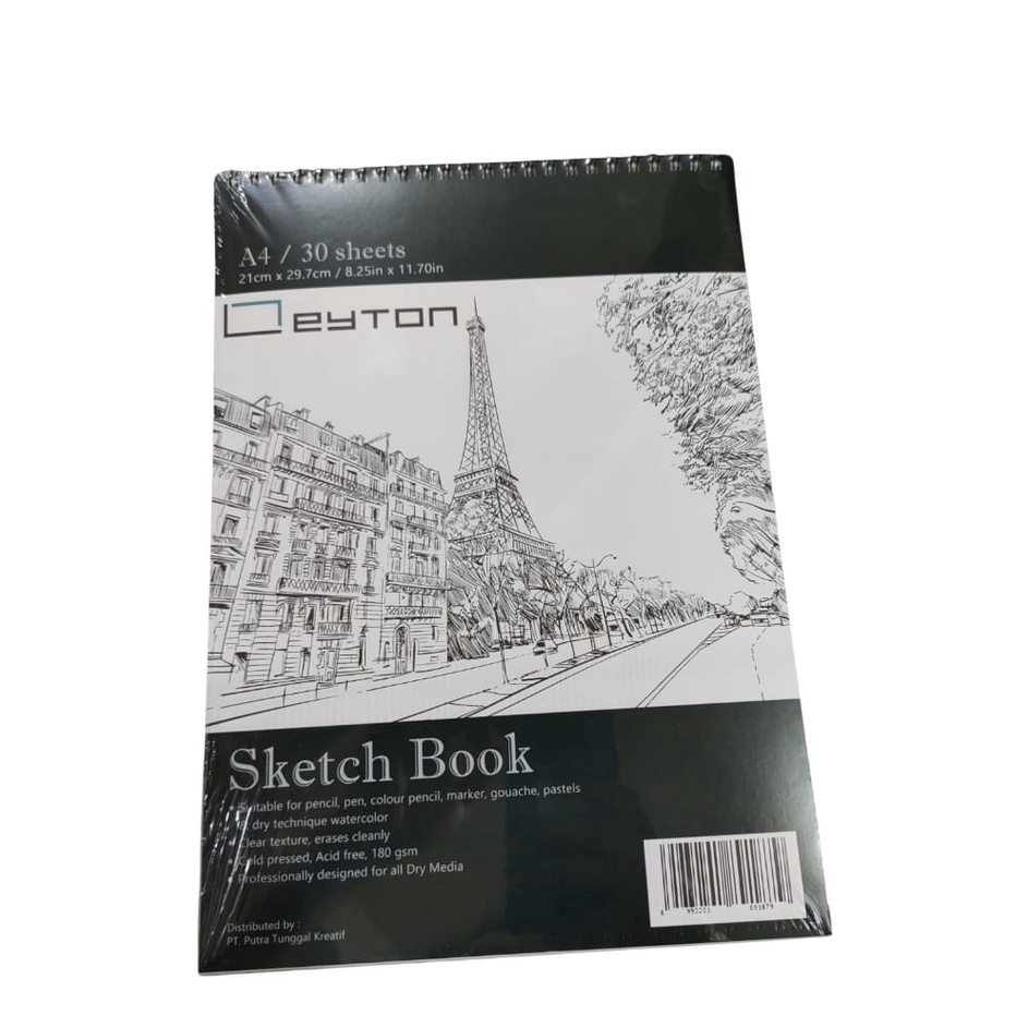 

STOK SEDIKIT leyton spiral sketch book A5A4 18gsm 3lembar bisa untuk watercolour