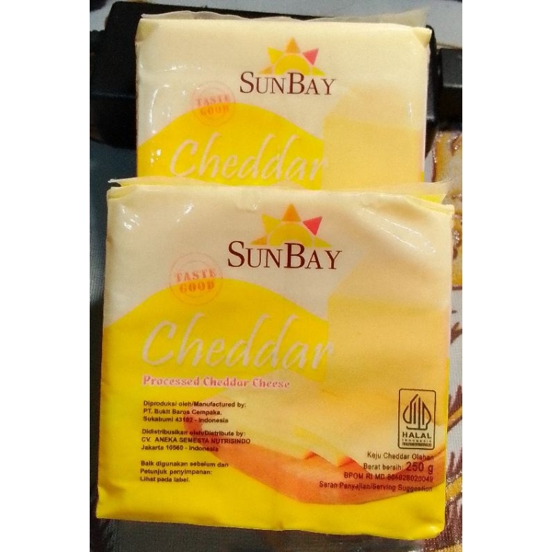 

SunBay keju cheddar 250 gr