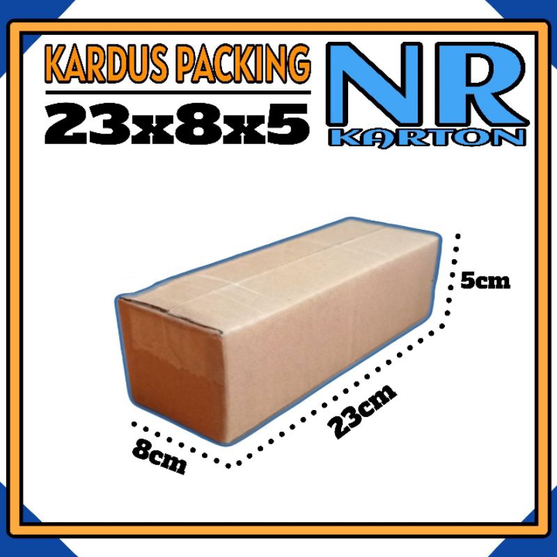 

kardus packing UK 23x8x5 kardus kecil kardus besar