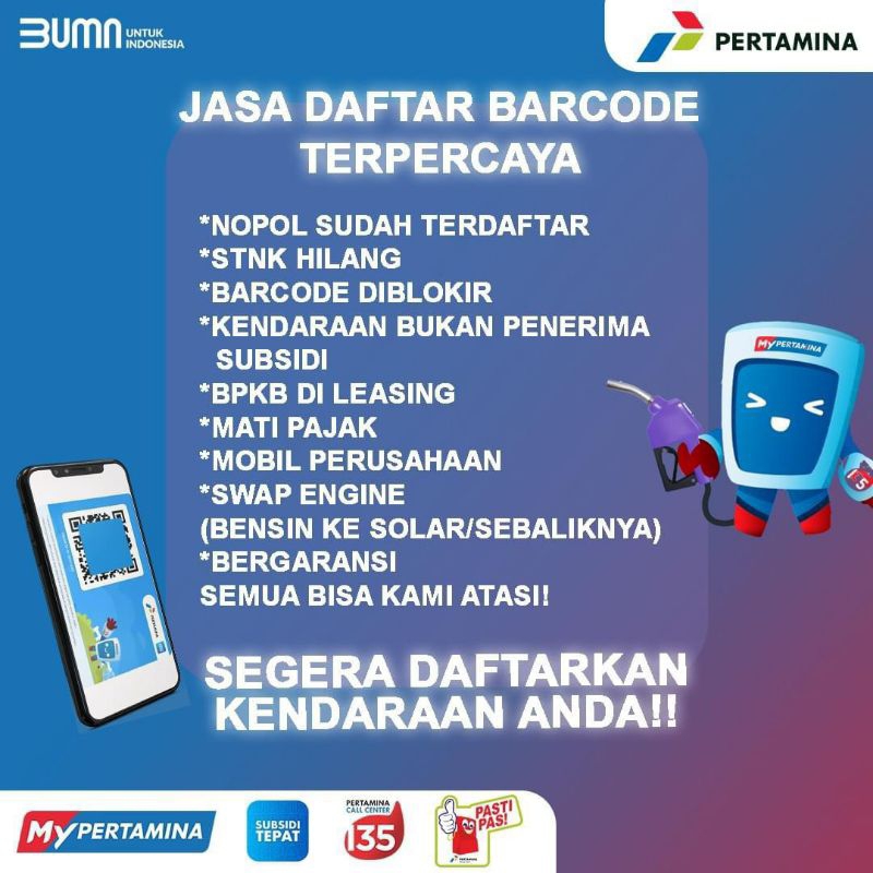 DAFTAR SUBSIDI TEPAT MY PERTAMINA