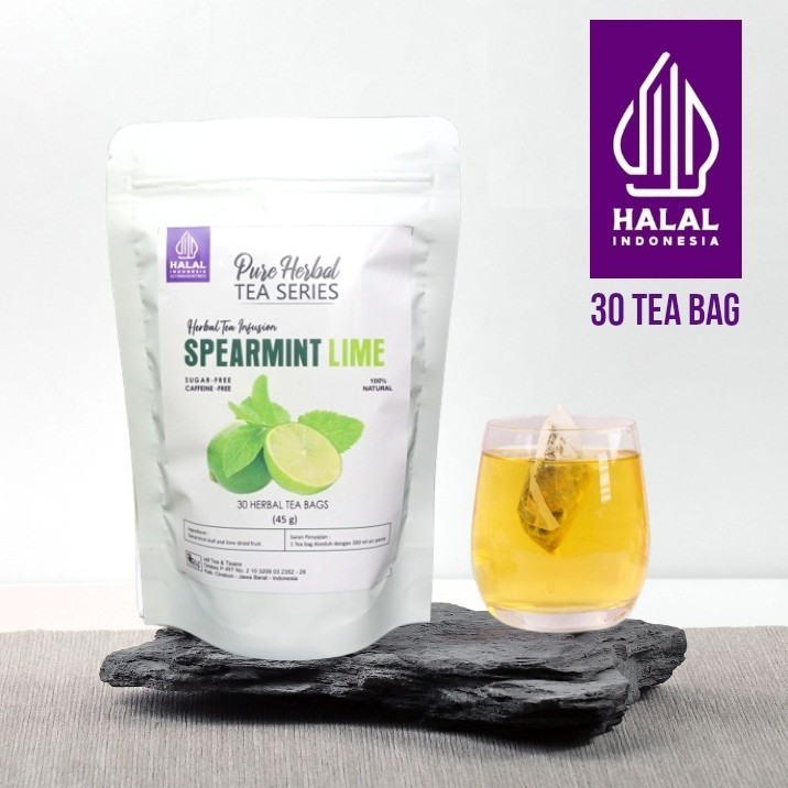 

Spearmint Lime Tea | Teh Spearmint plus Dried Lime Fruit (30 Tea Bag)