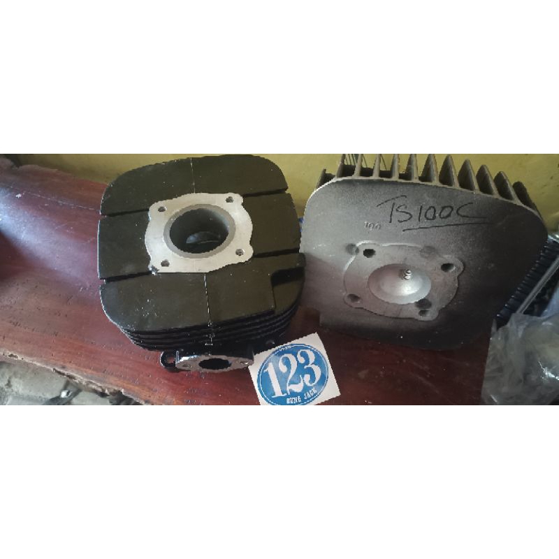 blok head & seher suzuki ts100 ckd blok seher ts100