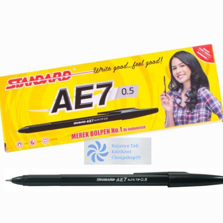 

DISCOUNT TODAY Pulpen AE7 Pen Oil Gel STANDARD 5 mm Biru Hitam Merah
