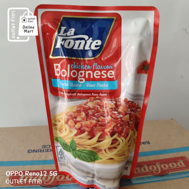 

[290gr] LA FONTE Saos Pasta Chicken Bolognese