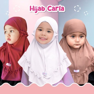 Hijab Carla Anak - Hijab bayi premium - Hijab baby newborn - Hijab Anak Kekinian - Hijab Simpel Anak