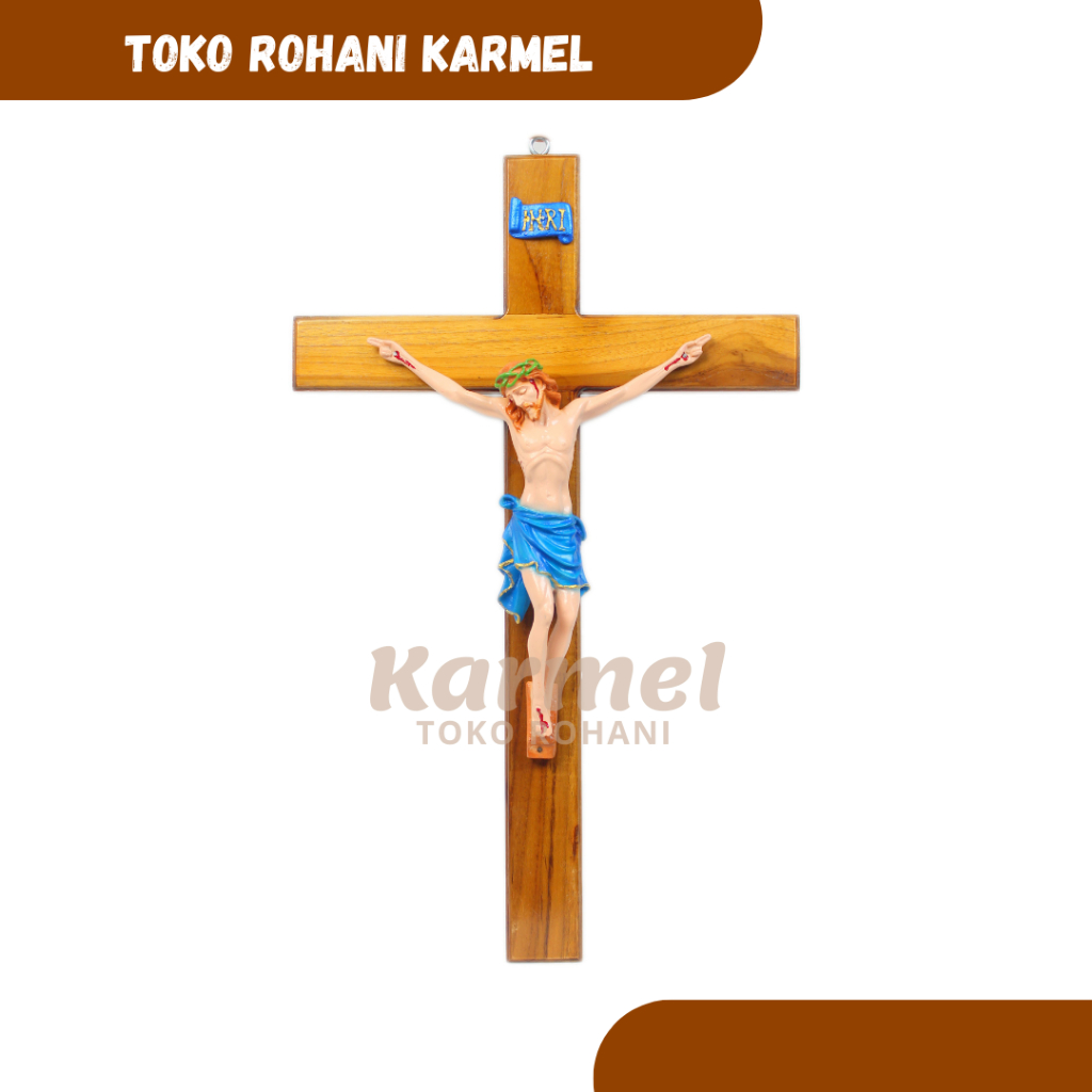 SALIB GANTUNG KATOLIK 50 CM / SALIB GANTUNG UKURAN BESAR / SALIB DINDING UKURAN BESAR /SA;IP KATOLIK