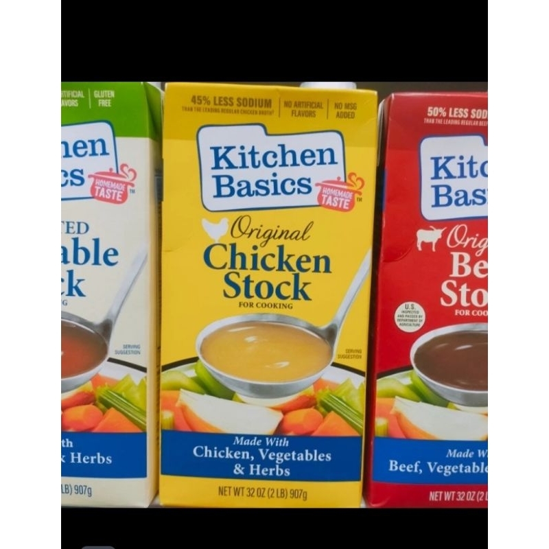 

kitchen basics original chicken stock kaldu ayam 907gr