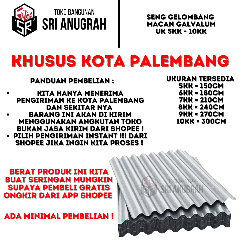 Seng Gelombang Galvalum Macan