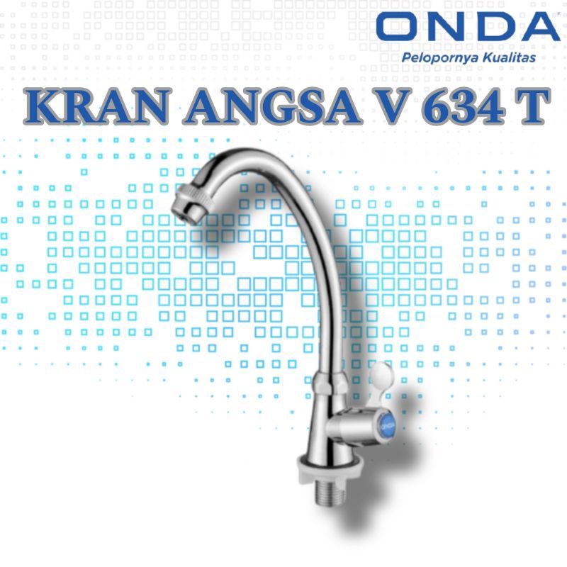 Kran Air Angsa Onda V 634 T Dapur / keran Cuci Piring merk onda v 634 t / kran angsa merk onda