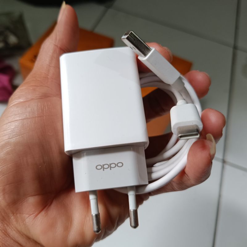 charger oppo 10 watt kabel usb C original asli copotan bawaan hp