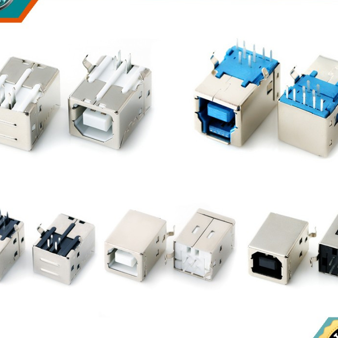 Konektor Soket USB Female type B USB 2,0 3,0 Socket Connector Port